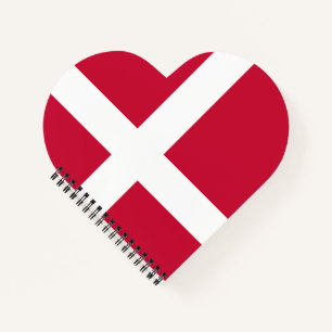 Dänemarkflagge Notizblock
