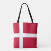 Dänemarkflagge Tasche (Rückseite)