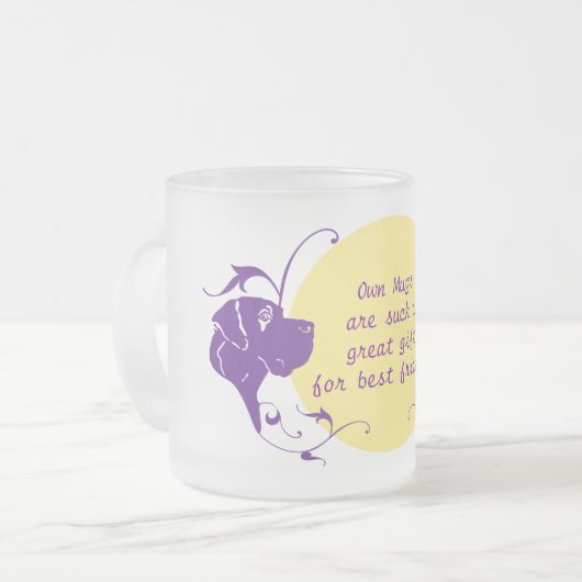 Danemug Mattglastasse (Vorderseite Links)