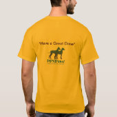Dänen der Woche - haben Sie eine Deutsche Dogge T-Shirt (Rückseite)