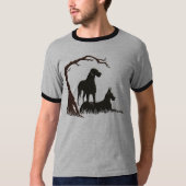 Dänen im Gras T-Shirt (Vorderseite)