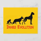 Danes Evolution Postkarte (Vorderseite)
