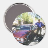 Dane's Jaguar Magnet (Vorderseite/Rückseite)