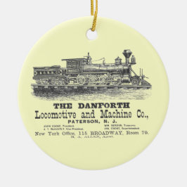 Danforth Locomotive und Machine Company 1852 Keramik Ornament