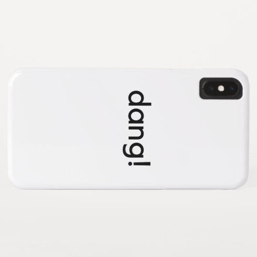 Dang! Case-Mate iPhone Hülle (Rückseite (Horizontal))