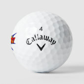 Dang It Mulligan Golf Balls - Funny Callaway Gift Golfball (Logo)