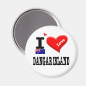 DANGAR-INSEL - I-Liebe Magnet (Vorderseite/Rückseite)