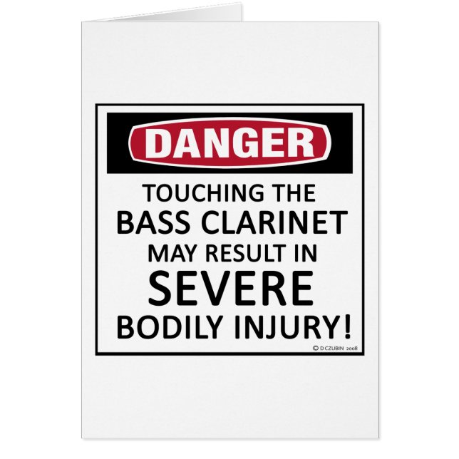 Danger Bass Klarinette (Vorne)