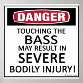 Danger Bass Poster (Vorne)