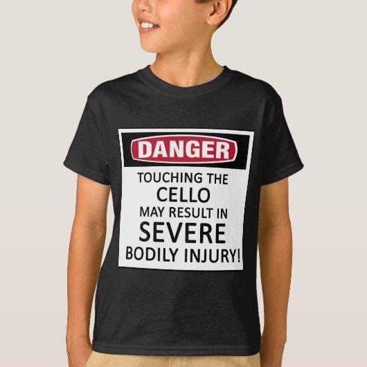 Danger Cello T-Shirt (Vorderseite)