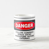 Danger Confined Space Entry Safety Warning Kaffeetasse