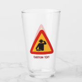 Danger-DJs am Arbeitsplatz Glas (Vorderseite)