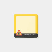 Danger-DJs am Arbeitsplatz Post-it Klebezettel (Vorderseite)