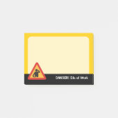 Danger-DJs am Arbeitsplatz Post-it Klebezettel (Vorderseite)