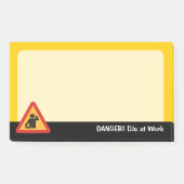 Danger-DJs am Arbeitsplatz Post-it Klebezettel (Vorderseite)