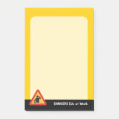 Danger-DJs am Arbeitsplatz Post-it Klebezettel (Vorderseite)