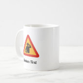 Danger-DJs bei der Arbeit Coffee-Tasse Kaffeetasse (Vorderseite Links)