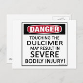 Danger Dulcimer Postkarte (Vorne/Hinten)