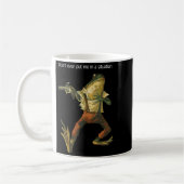 Danger Frog Dont Ever Put Me In A Situation Retro Kaffeetasse (Links)