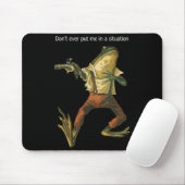 Danger Frog Dont Ever Put Me In A Situation Retro  Mousepad (Mit Mouse)