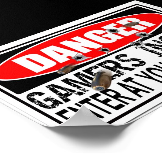 Danger Gamers Inside Poster (Ecke)