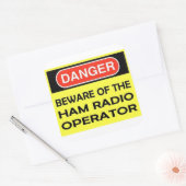 DANGER HAM RADIO STICKER (Umschlag)