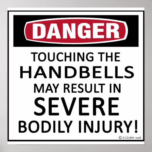 Danger Handbells Poster (Vorne)