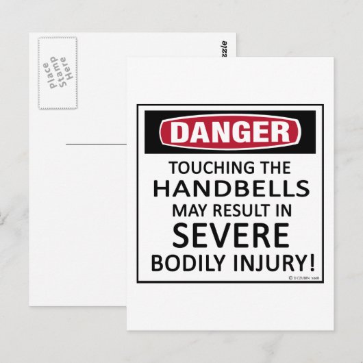 Danger Handbells Postkarte (Vorne/Hinten)