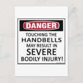 Danger Handbells Postkarte (Vorderseite)