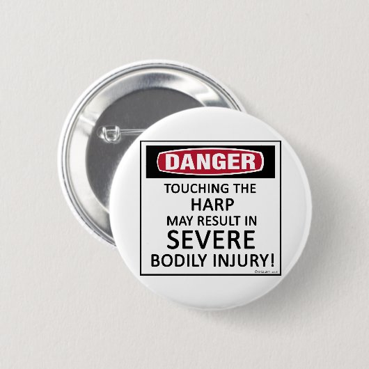 Danger Harp Button (Vorne & Hinten)