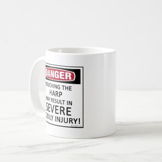 Danger Harp Kaffeetasse (Vorderseite Links)