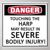 Danger Harp Poster (Vorne)
