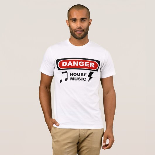 DANGER_HOUSE MUSIK 1 T-Shirt (Vorne ganz)
