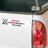 DANGER!, Living Sec... Autoaufkleber (Auf Lkw)