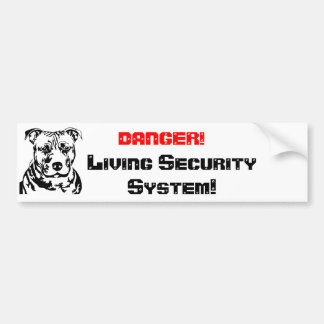 DANGER!, Living Sec... Autoaufkleber