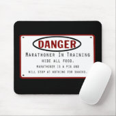 Danger Marathoner Mousepad (Mit Mouse)