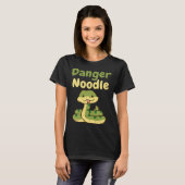 Danger Noodle  Cute Snake Reptile T-Shirt (Vorne ganz)