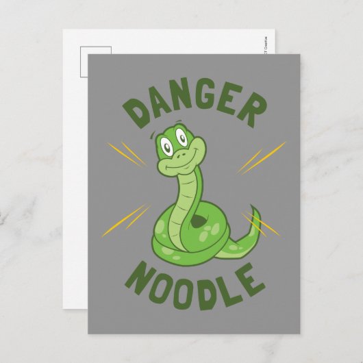 Danger Noodle Postkarte (Vorne/Hinten)