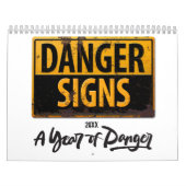 DANGER SIGNS Funny Warning Cauning Metal Rust Sign Kalender (Titelbild)