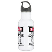 Danger Sousaphon Edelstahlflasche (Rückseite)