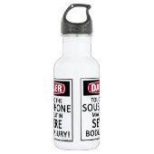 Danger Sousaphon Edelstahlflasche (Vorderseite)