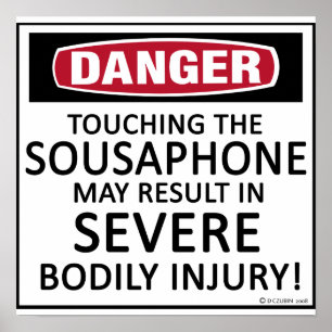 Danger Sousaphon Poster