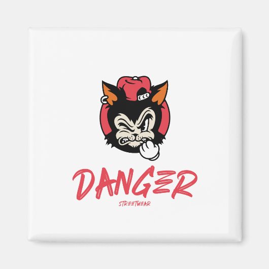 Danger Street Wear Magnet (Vorne)