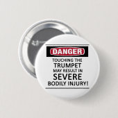 Danger Trumpet Button (Vorne & Hinten)