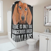 Dangerous Breed |Funny Lover Gift Duschvorhang (Beispiel)