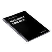 Dangerous Good Ideas Funny Zitat Notizblock (Rechte Seite)