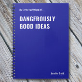 Dangerous Good Ideas Funny Zitat Notizblock