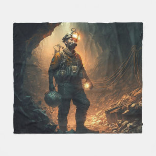 Dangerous Mines Fleecedecke