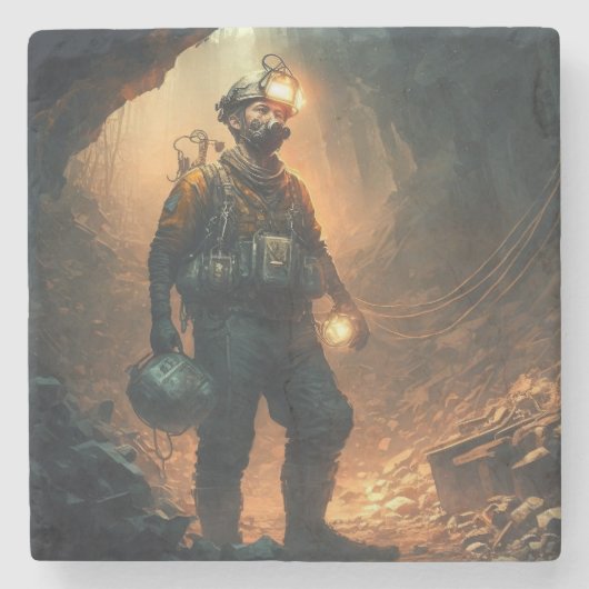 Dangerous Mines Steinuntersetzer (Vorderseite)