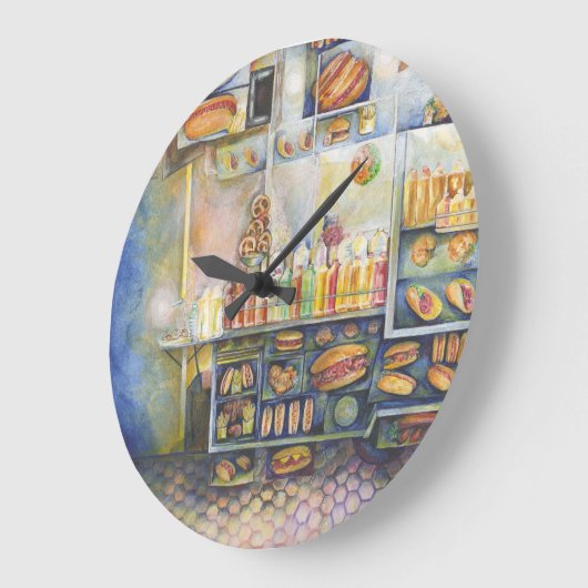 Dangerously Close To Fun Große Wanduhr (Winkel)